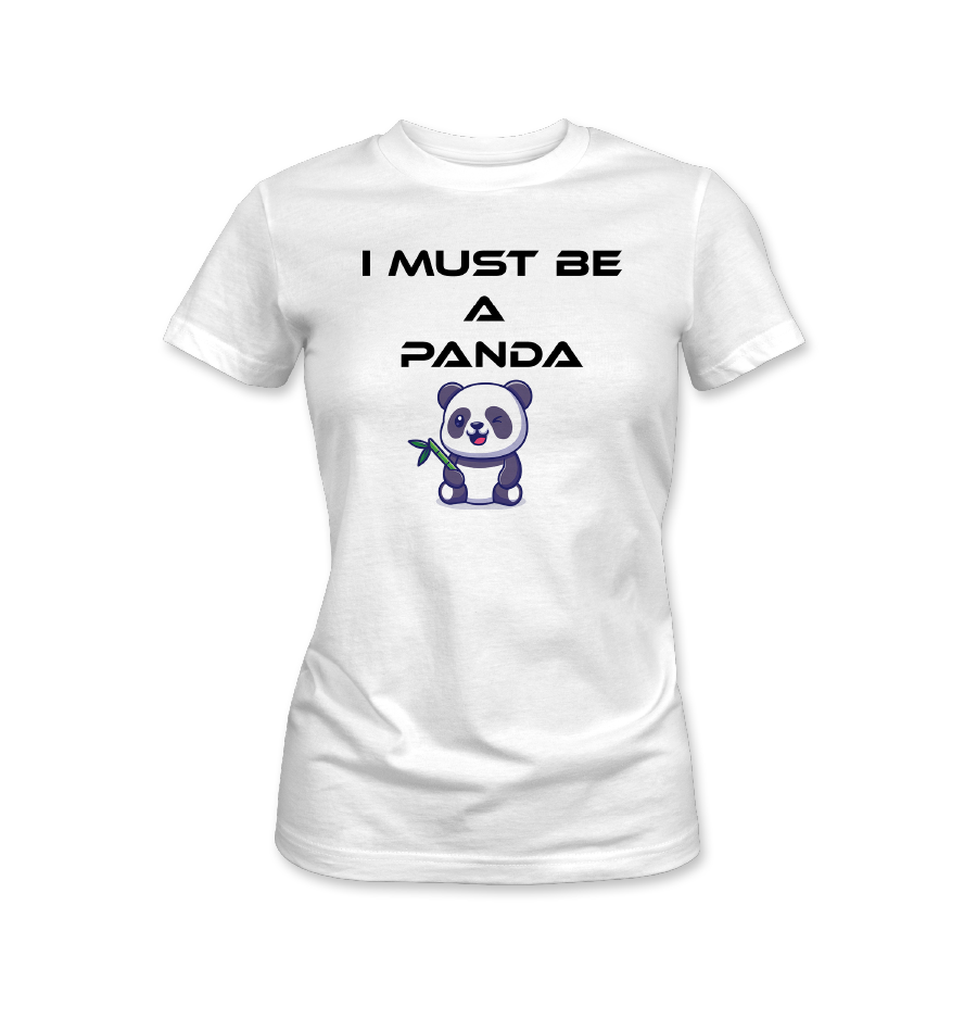 I must be a panda