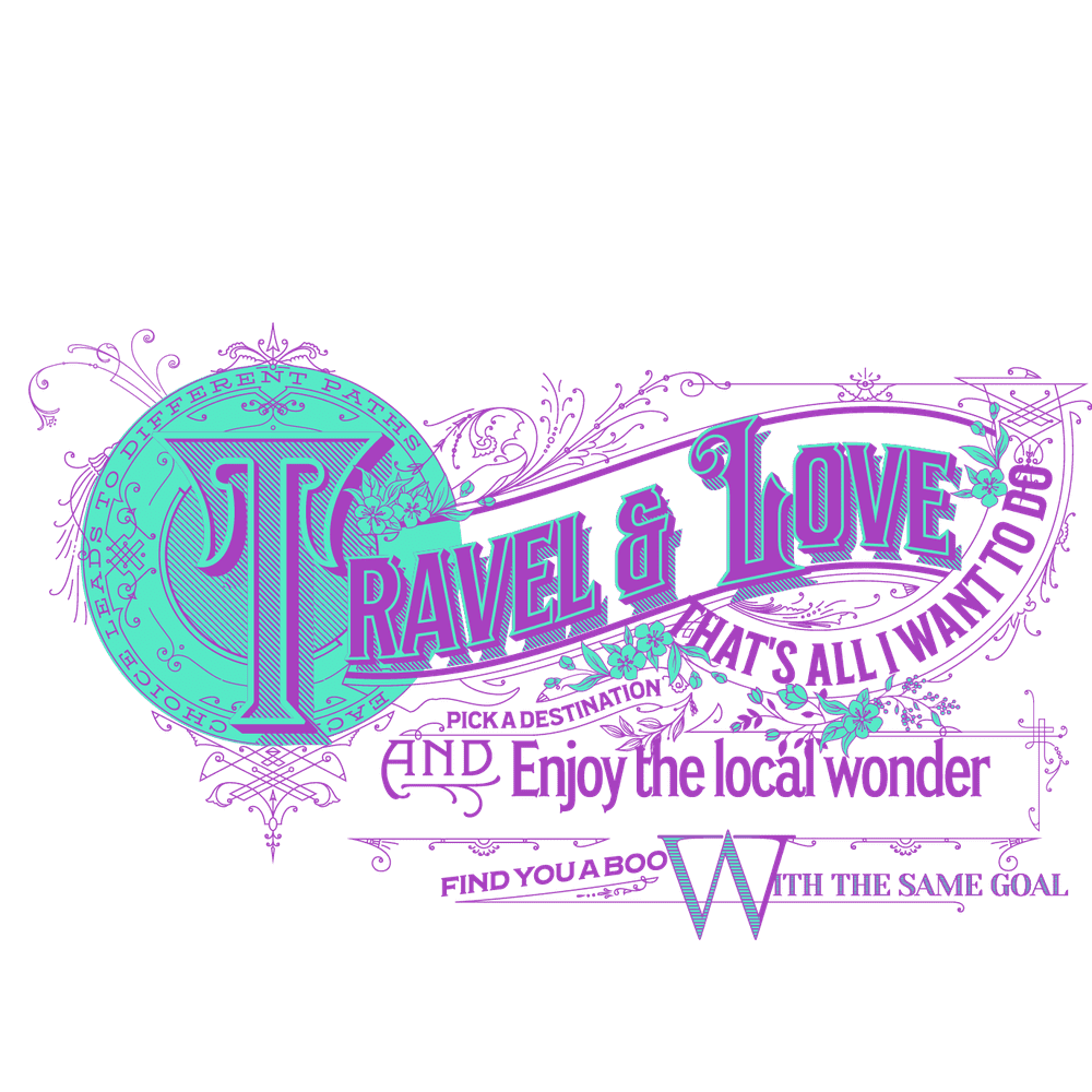 Travel and Love T-Shirt, short sleeve iCarnivalist