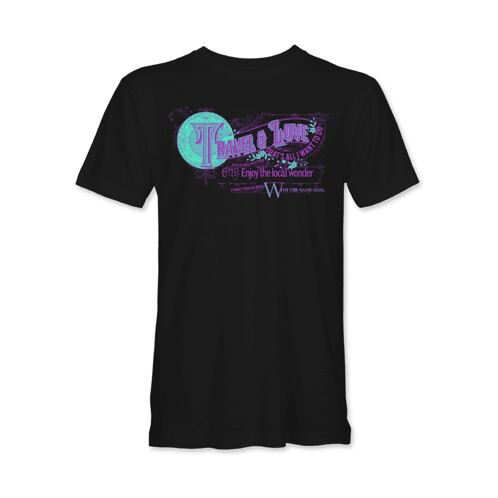 Travel and Love T-Shirt, short sleeve iCarnivalist